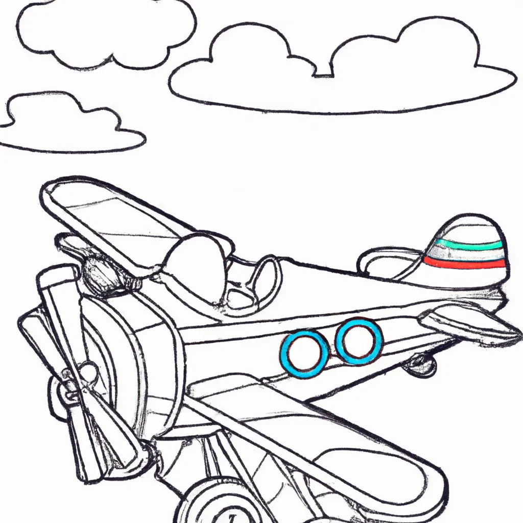 desenho de desenhos aviao 1