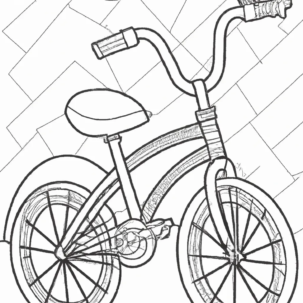 desenho de desenhos bicicleta 1