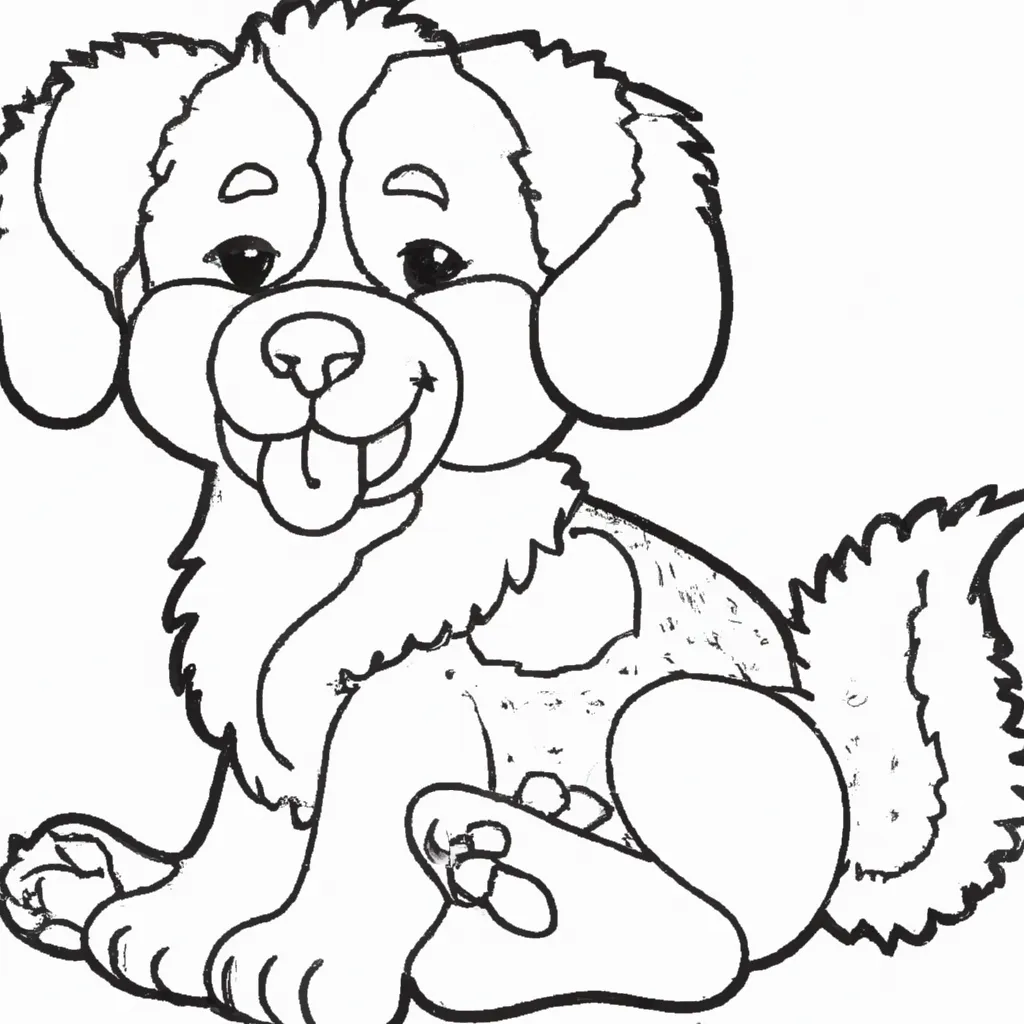 desenho de desenhos cachorro