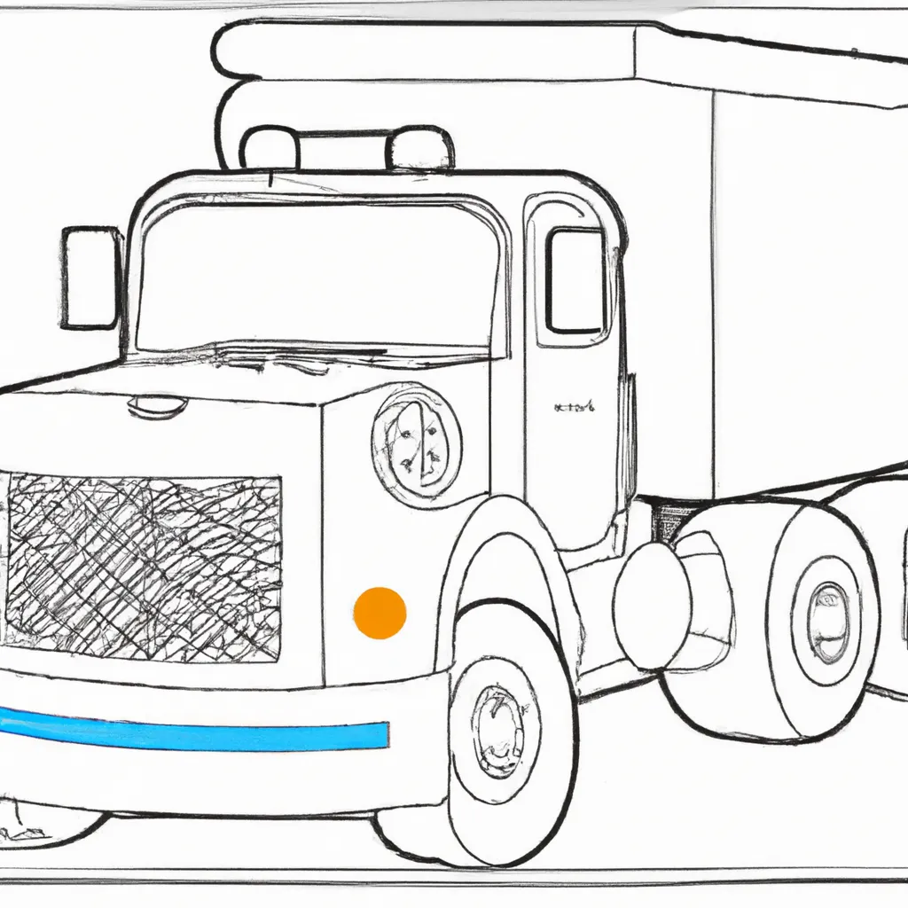 desenho de desenhos caminhao
