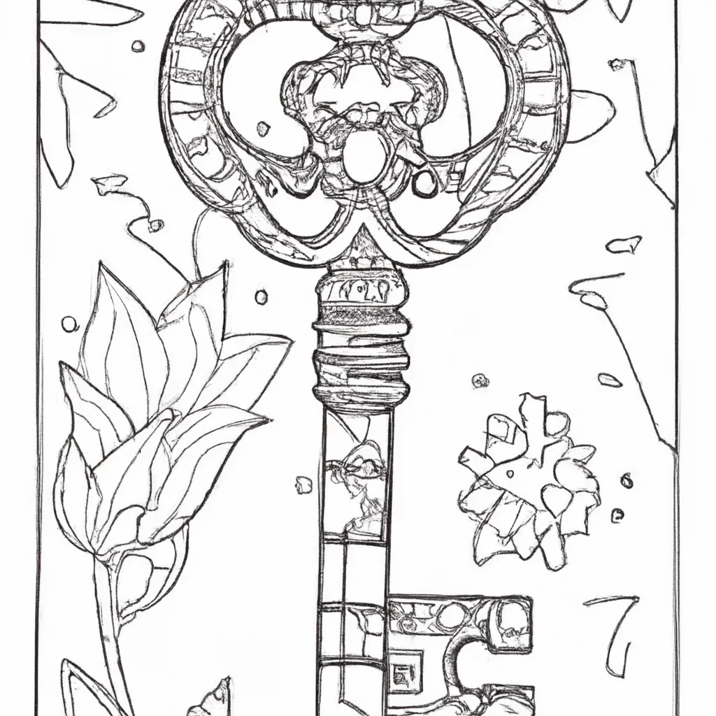 desenho de desenhos chave pt br