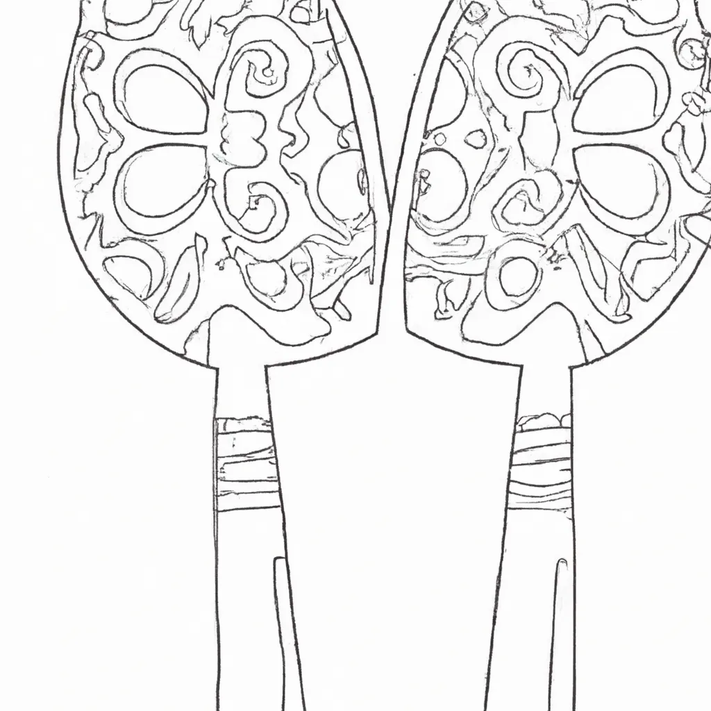 desenho de desenhos colher arte infantil