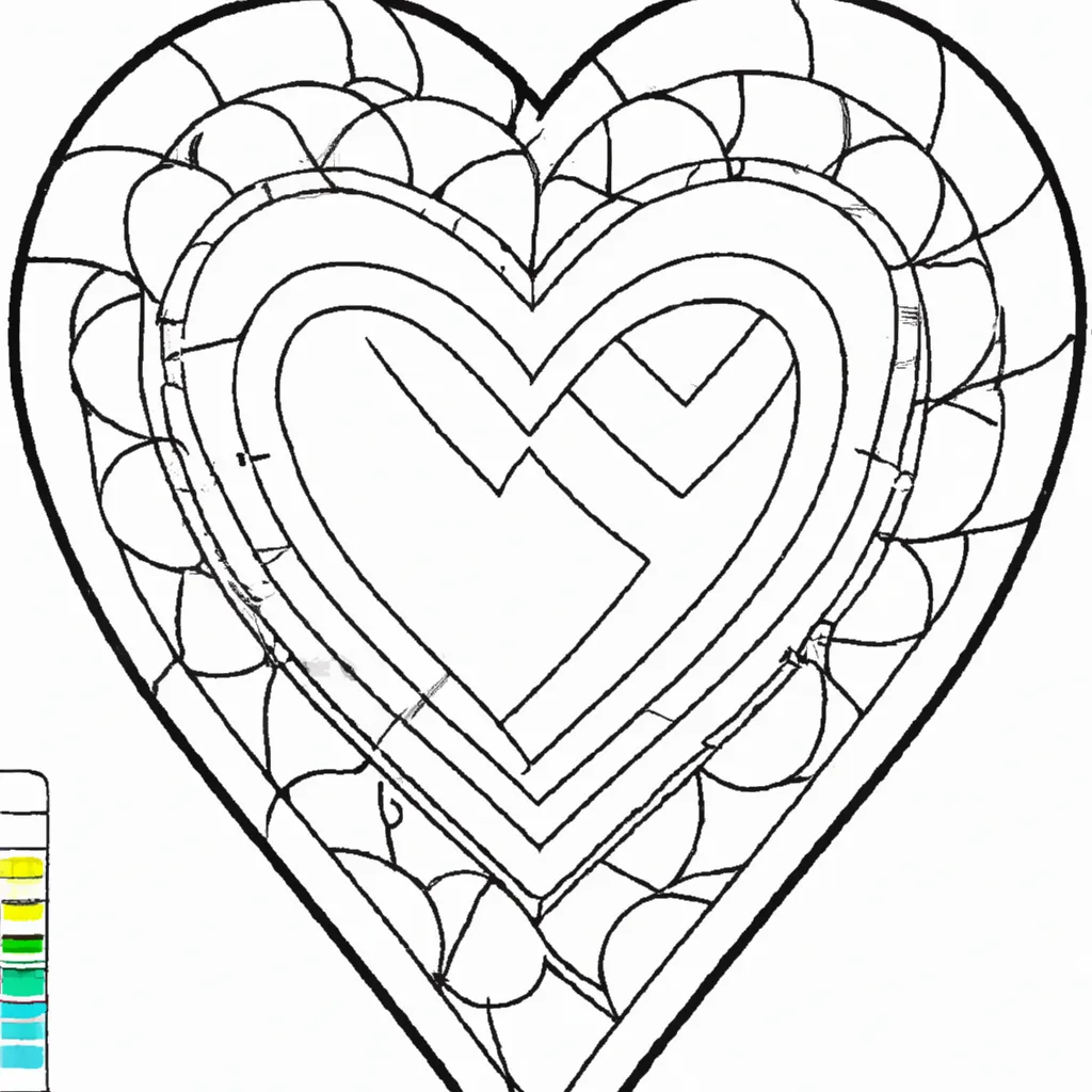 desenho de desenhos coracao