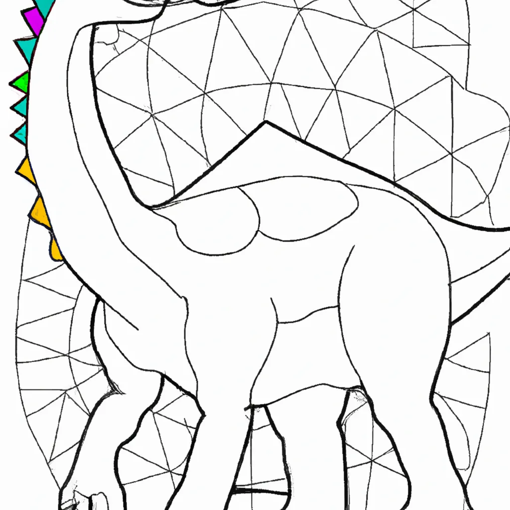 desenho de desenhos dinossauro