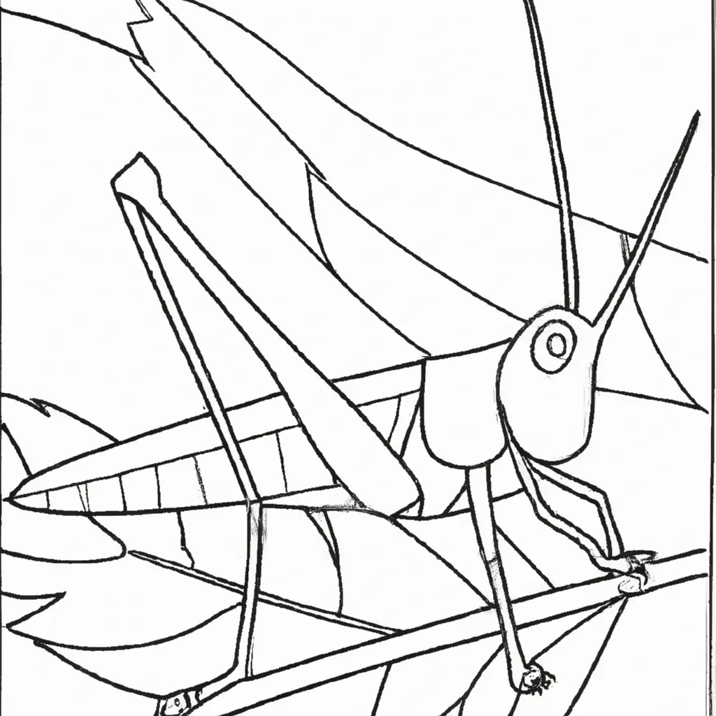 desenho de desenhos gafanhoto genialidade infantil