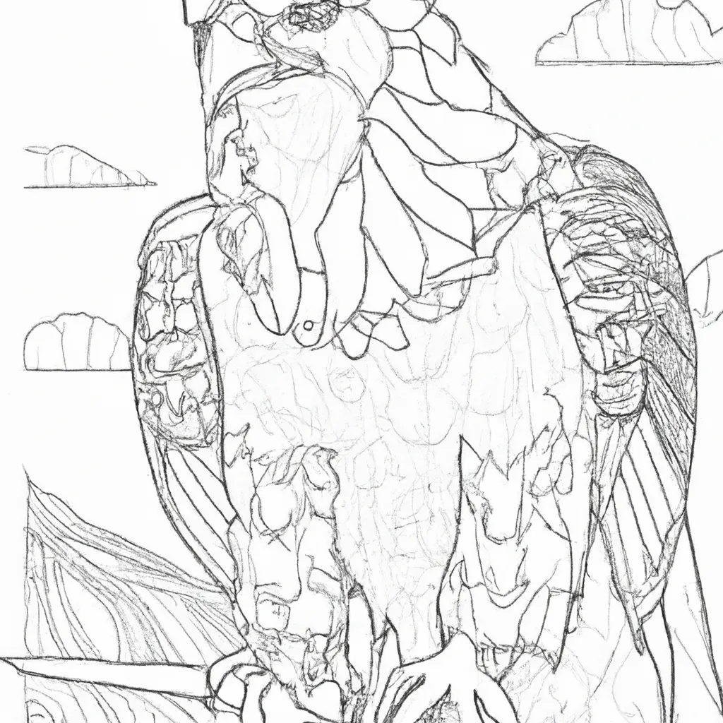 desenho de desenhos gaviao