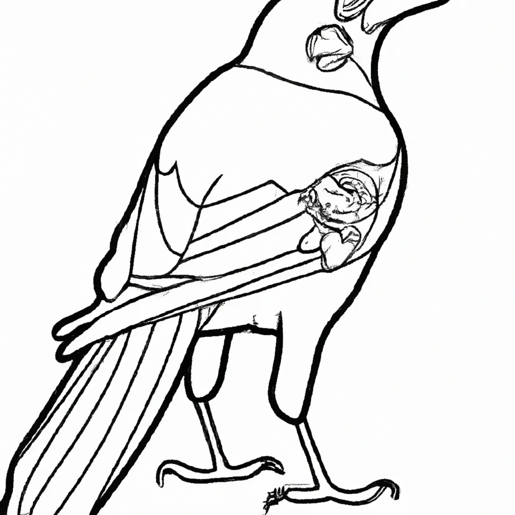 desenho de desenhos gralha