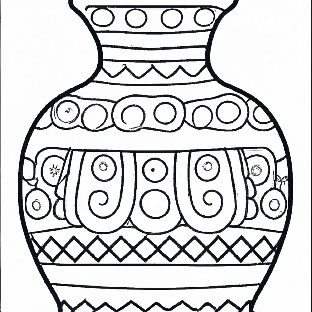 desenho de desenhos jarra arte decoracao