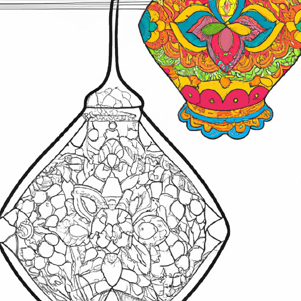 desenho de desenhos lampada