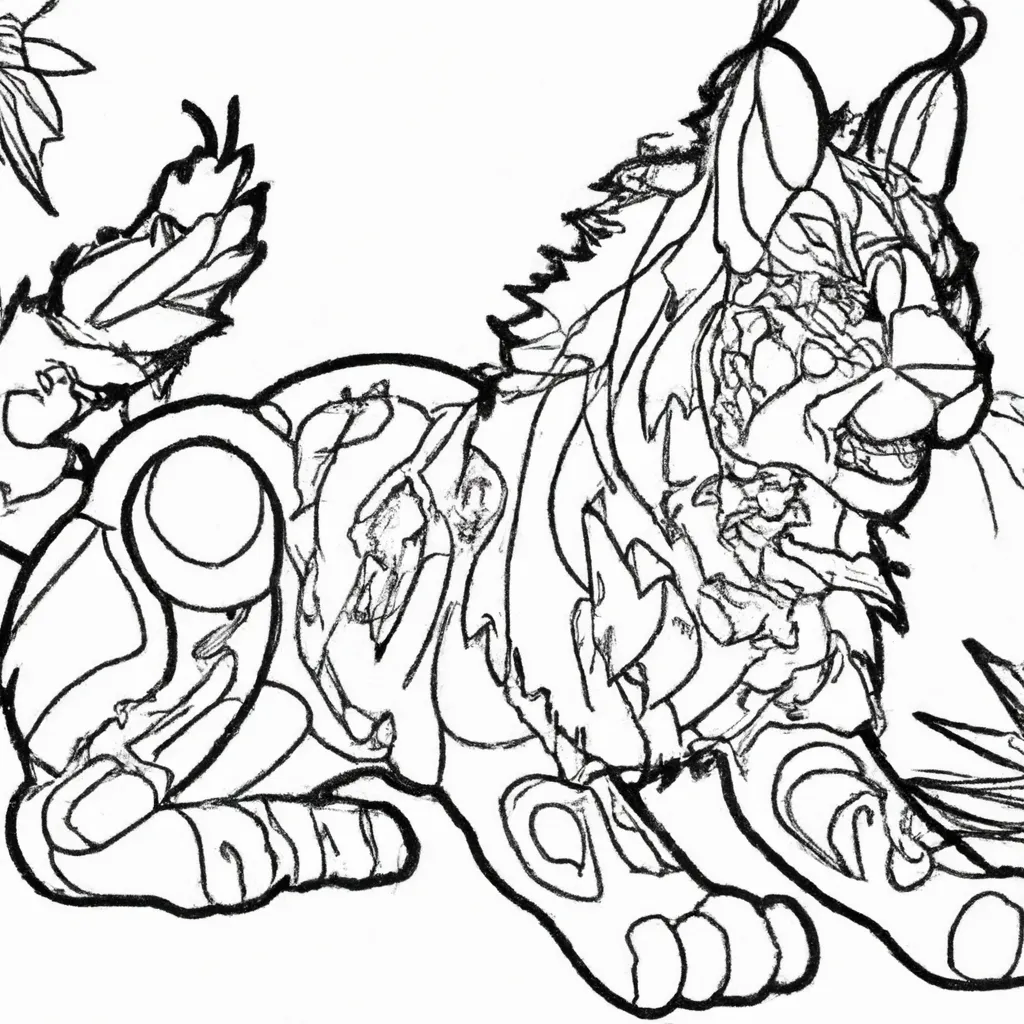 desenho de desenhos lince arte bichos fofos