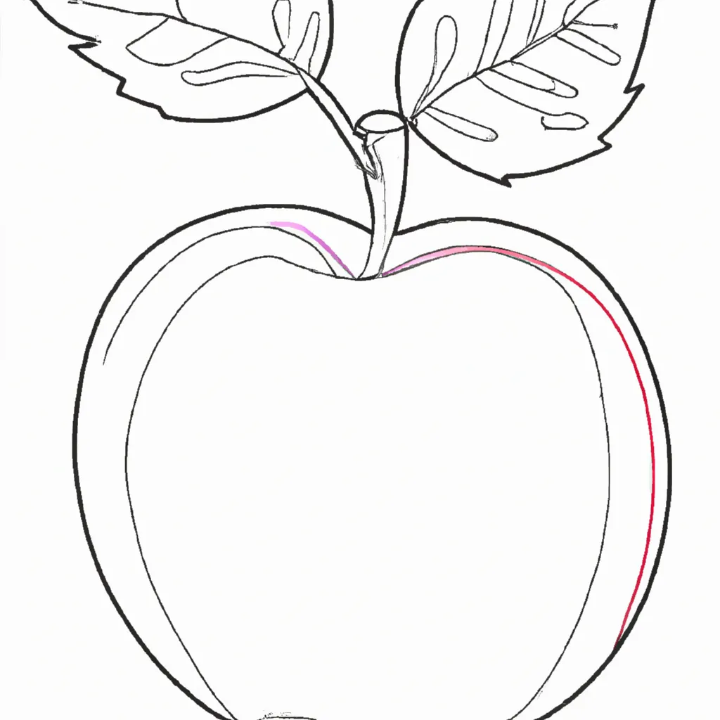desenho de desenhos maca