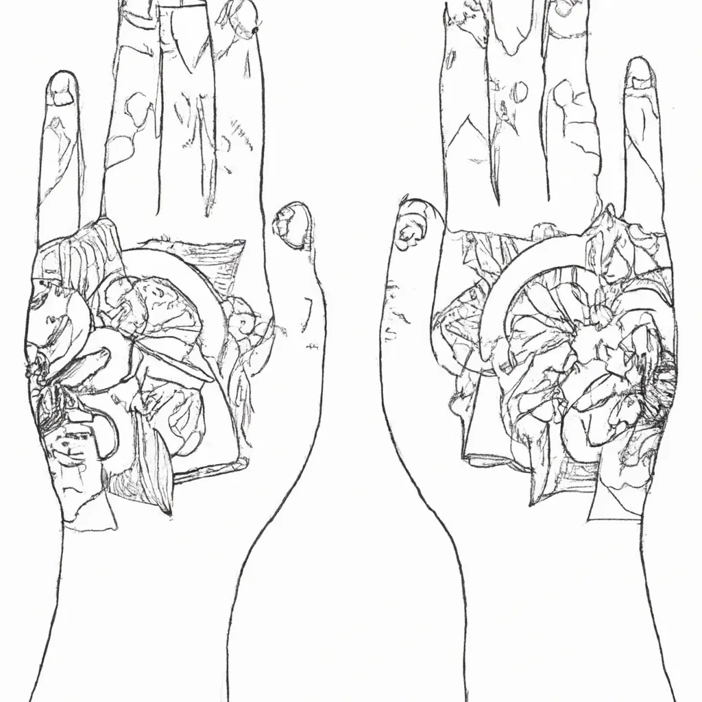 desenho de desenhos maos