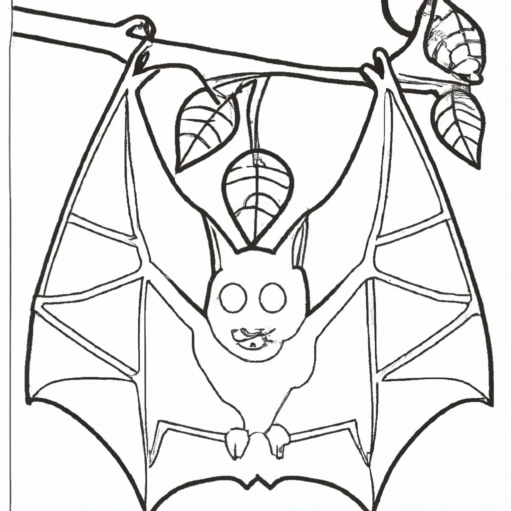 desenho de desenhos morcego