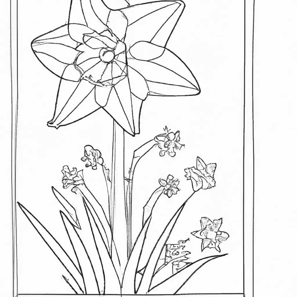 desenho de desenhos narciso