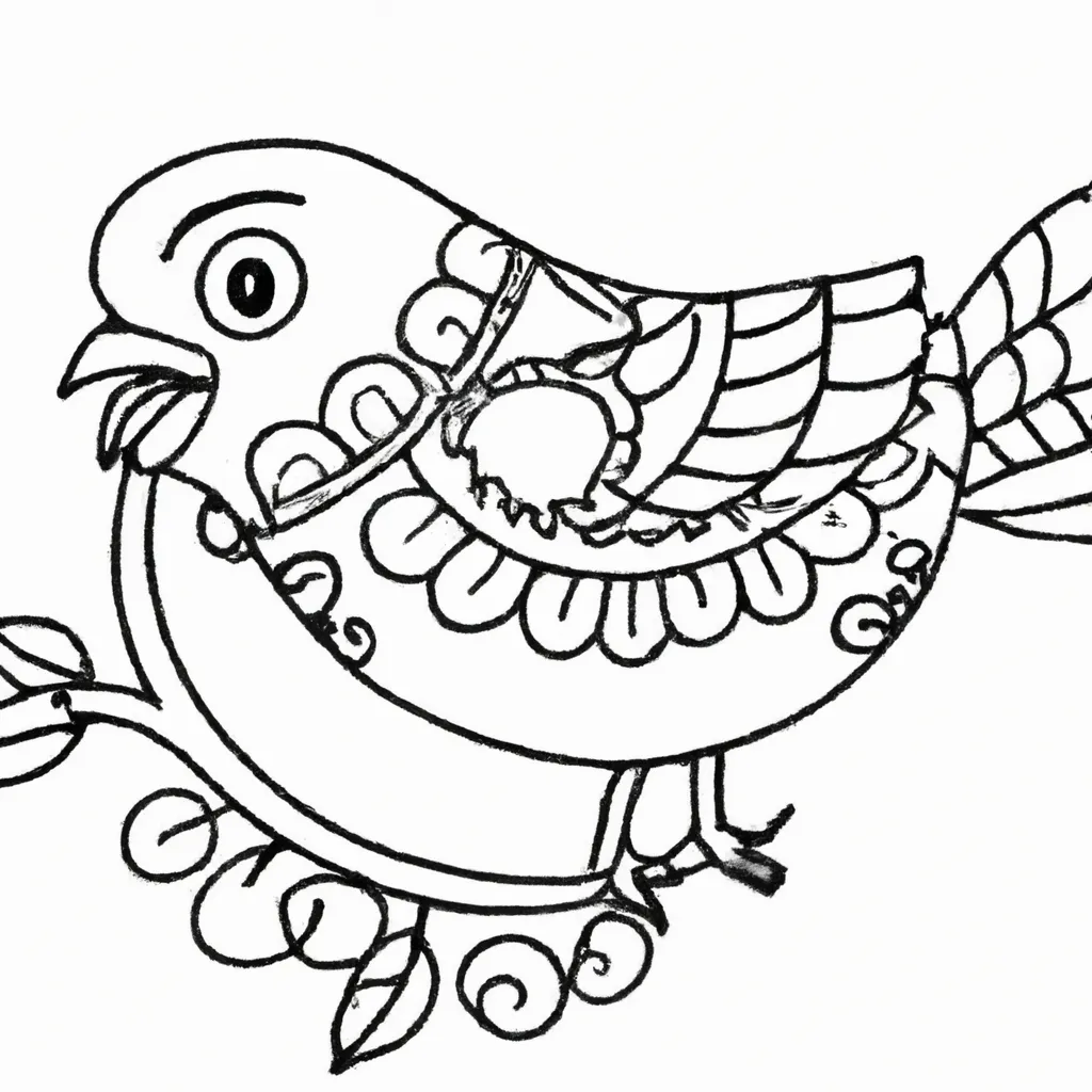 desenho de desenhos passaros 1