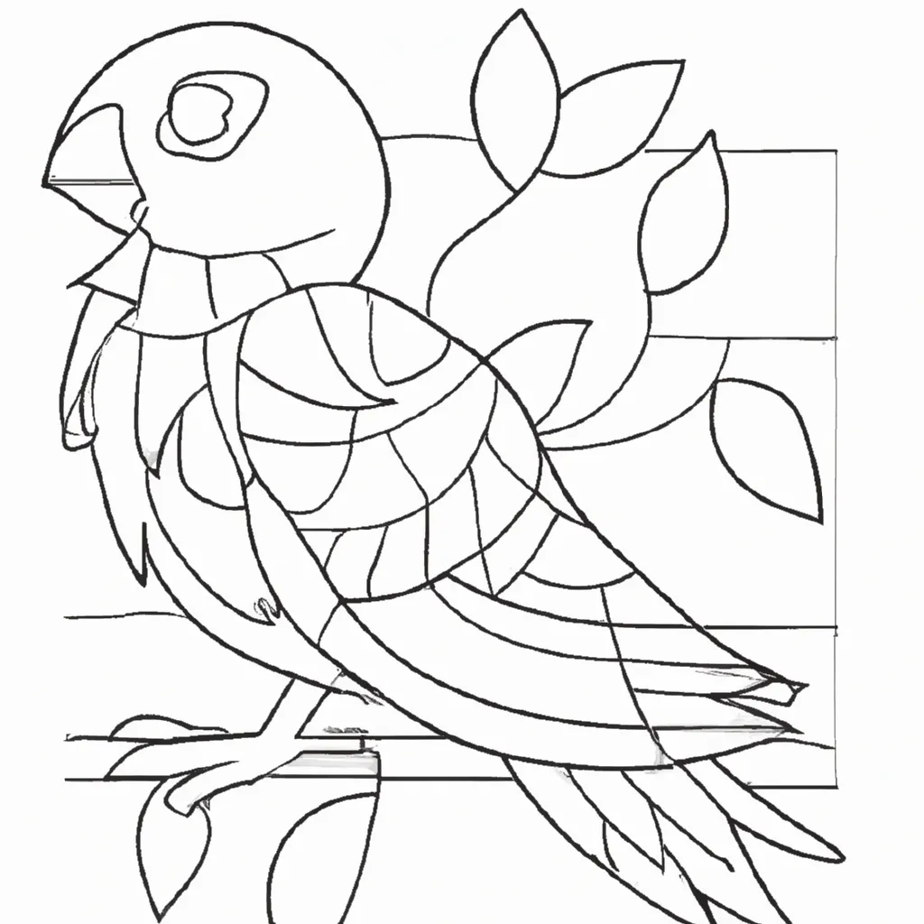 desenho de desenhos passaros