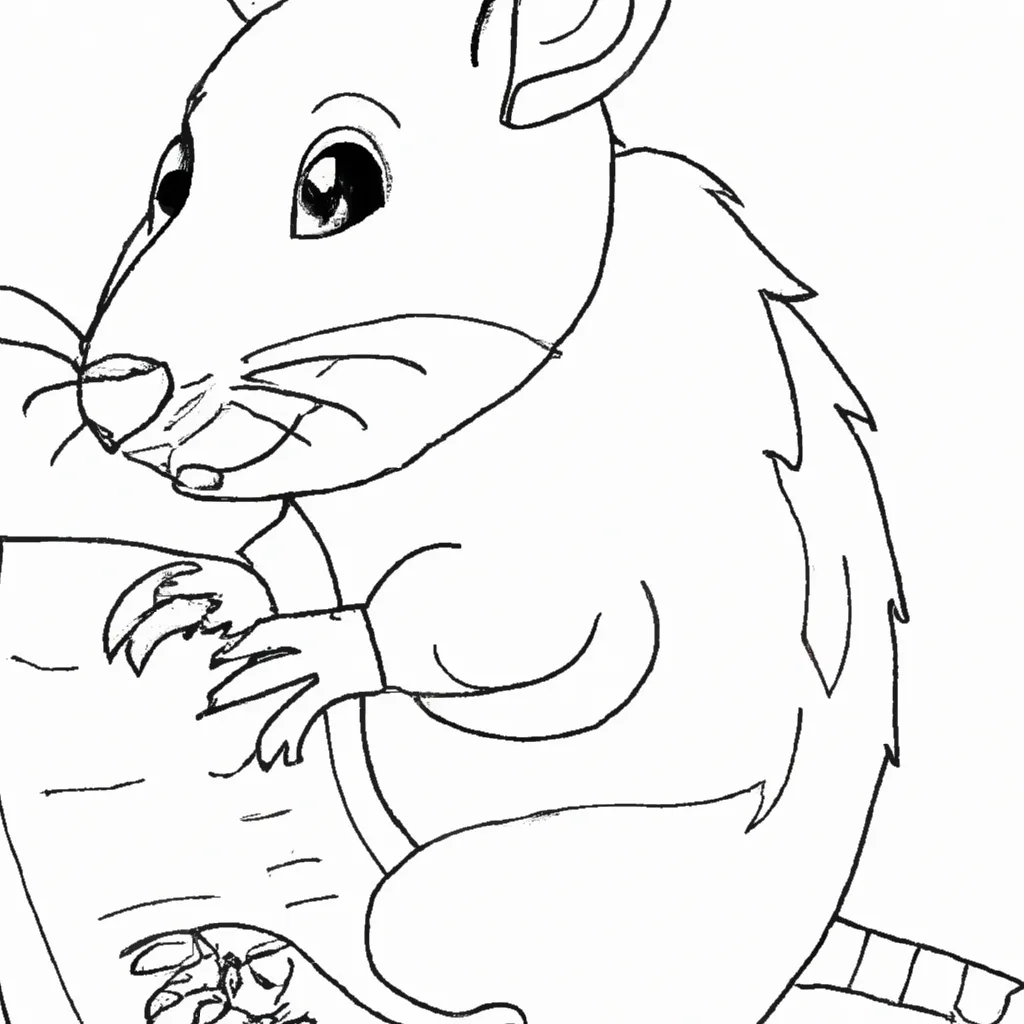 desenho de desenhos ratos ilustracoes