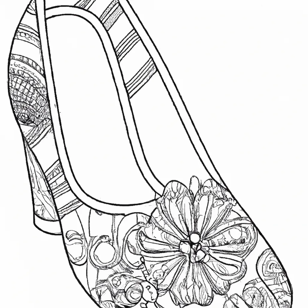 Adivinha o Sapato? Desafio de Colorir Divertido para Crianças! desenho de desenhos sapato