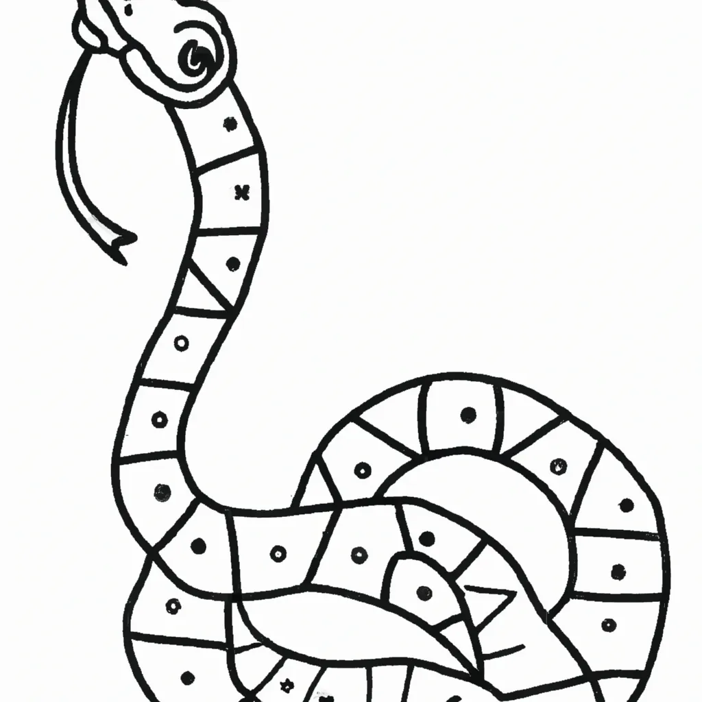 desenho de desenhos serpente