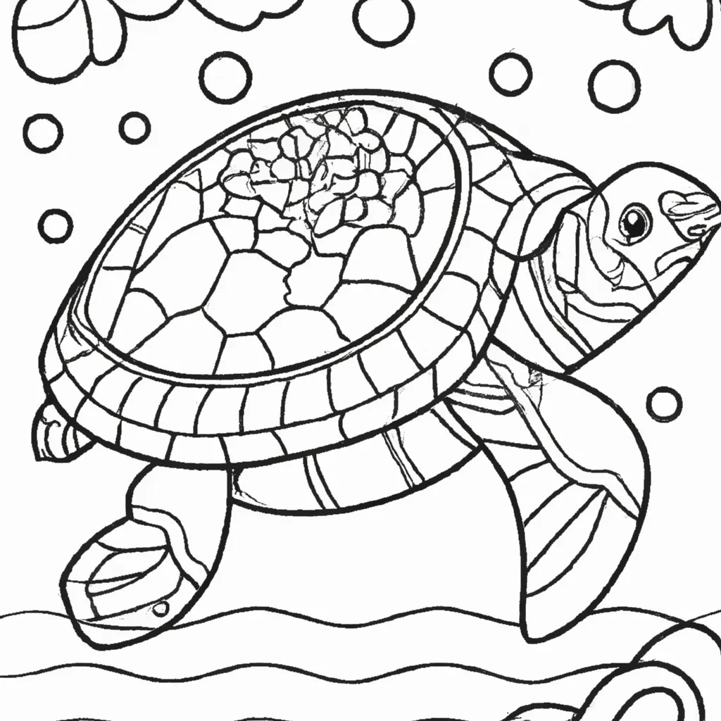 desenho de desenhos tartaruga infantis