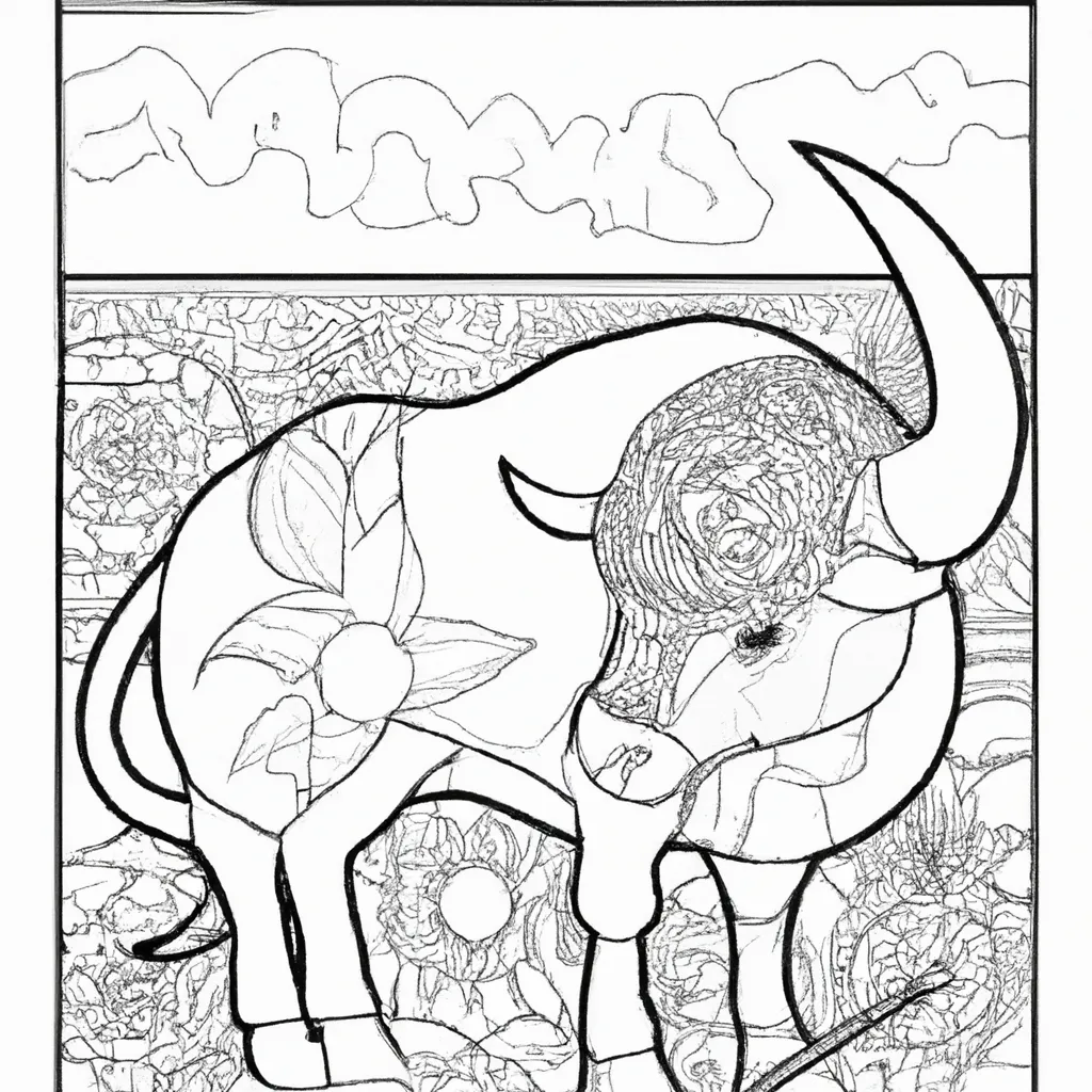desenho de desenhos touro