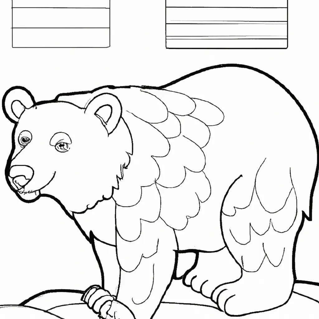 desenho de desenhos urso polar
