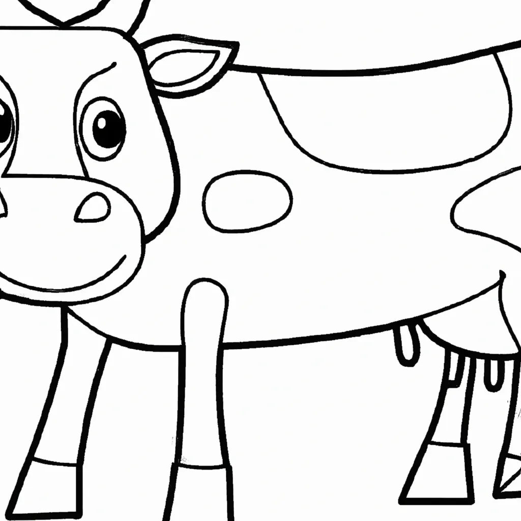 desenho de desenhos vaca 1