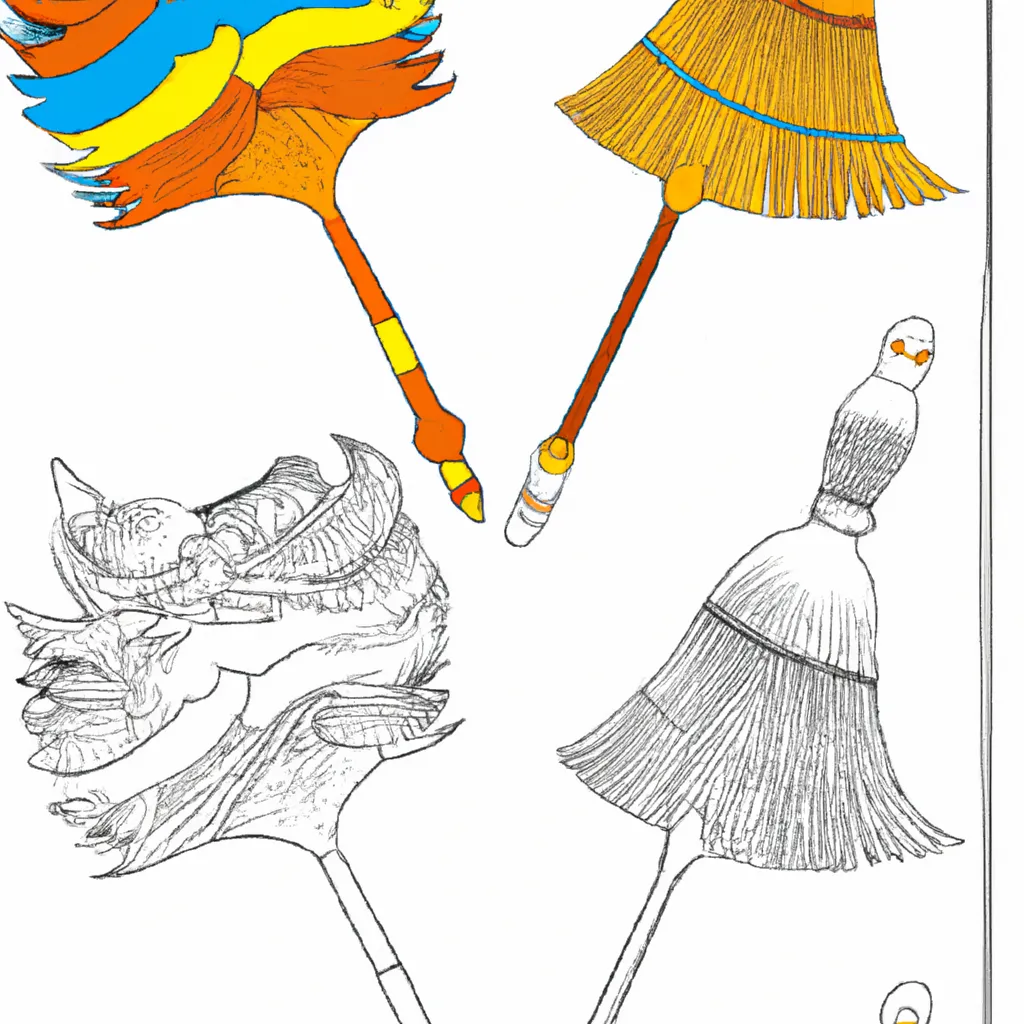 desenho de desenhos vassoura arte magica