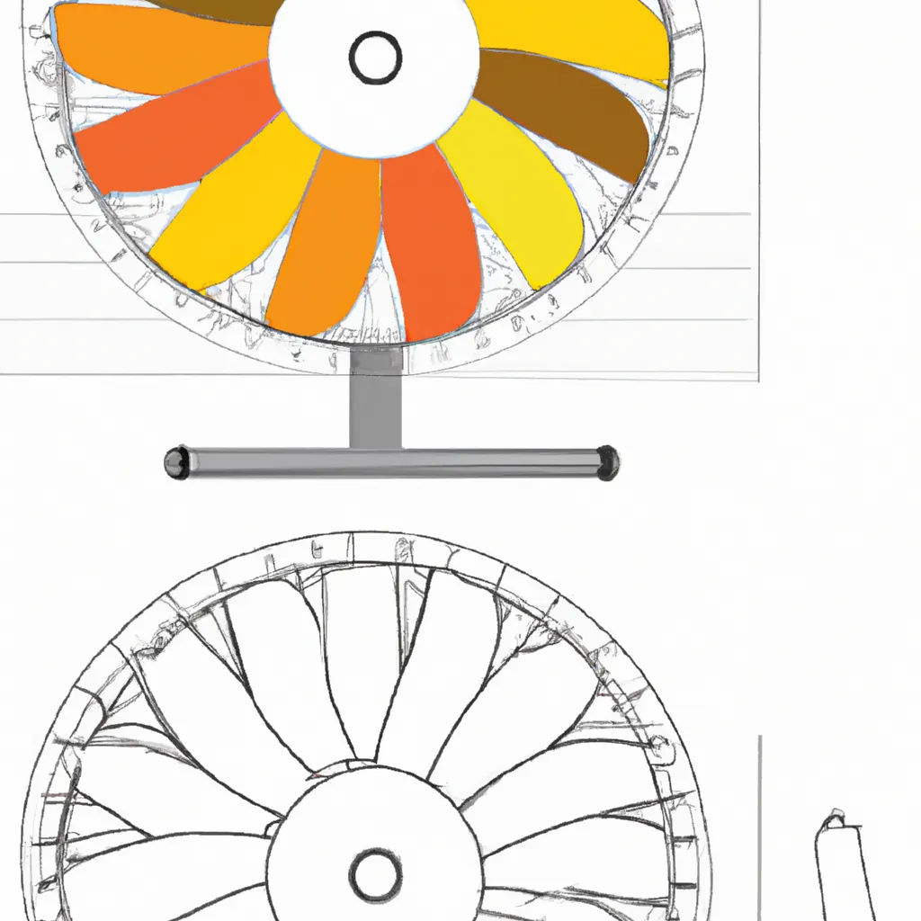 desenho de desenhos ventilador