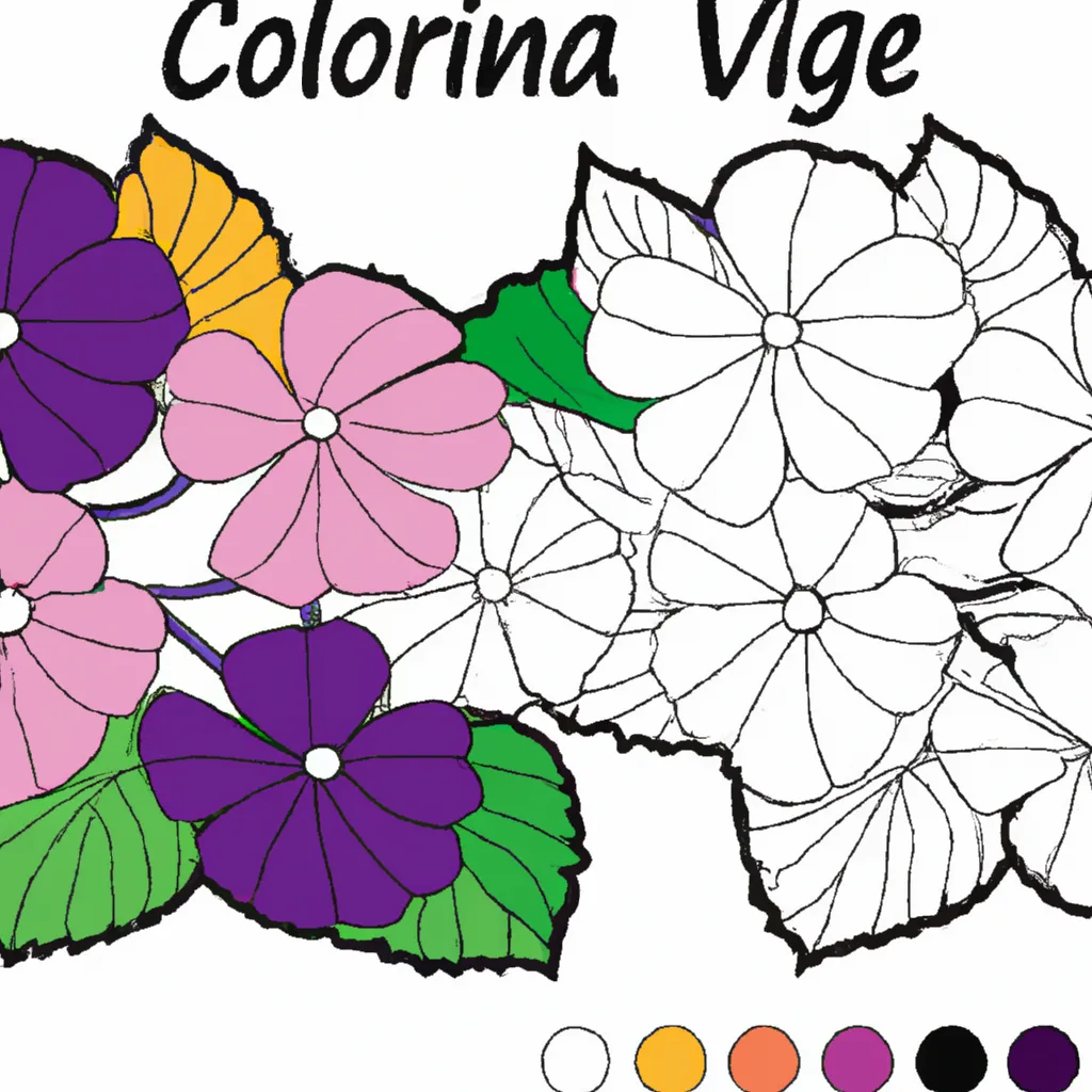 desenho de desenhos violeta