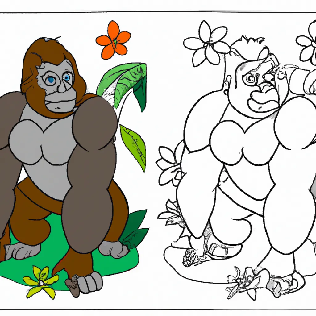 desenho de gorila desenhos arte animais ilustrar