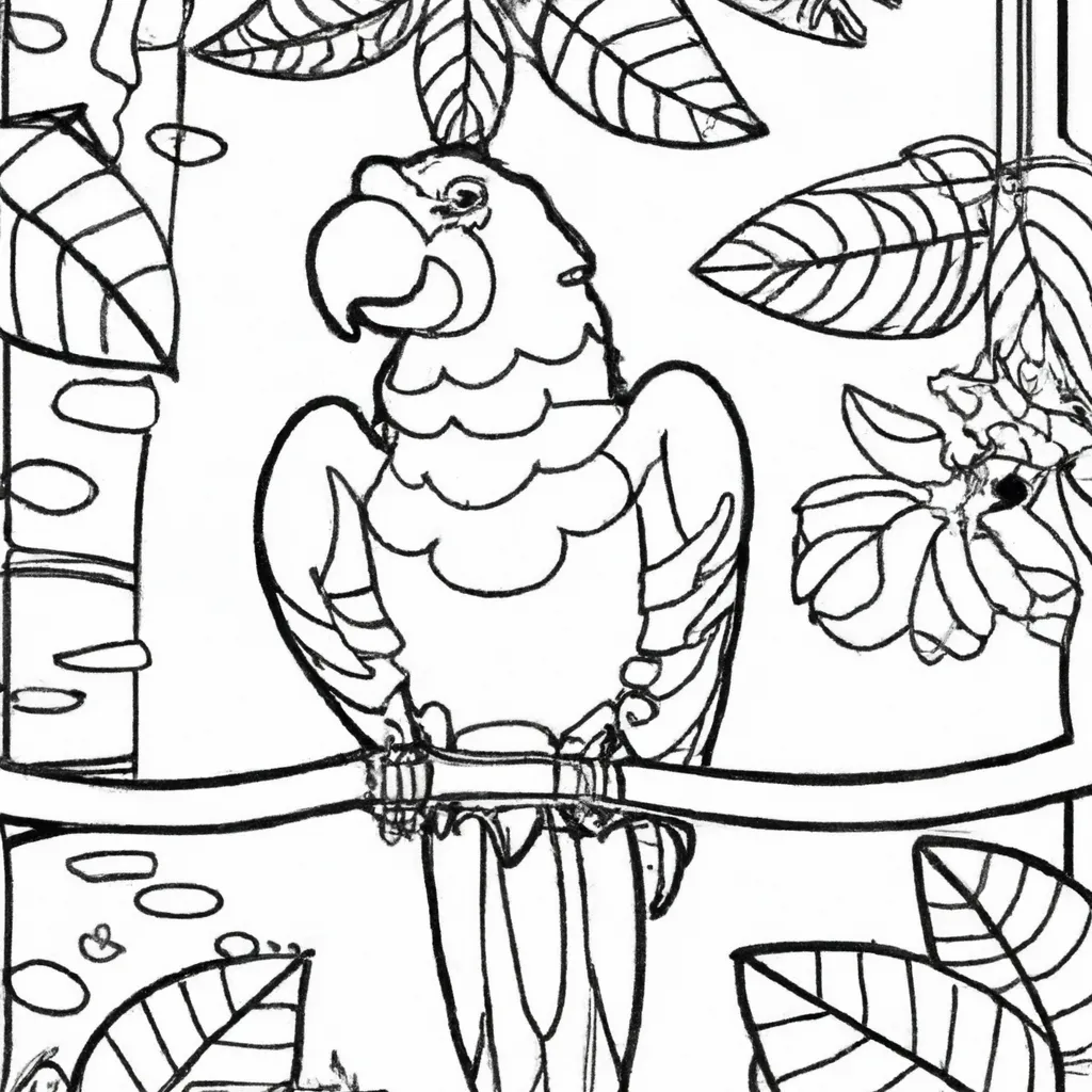 desenho de papagaio desenhos coloridos
