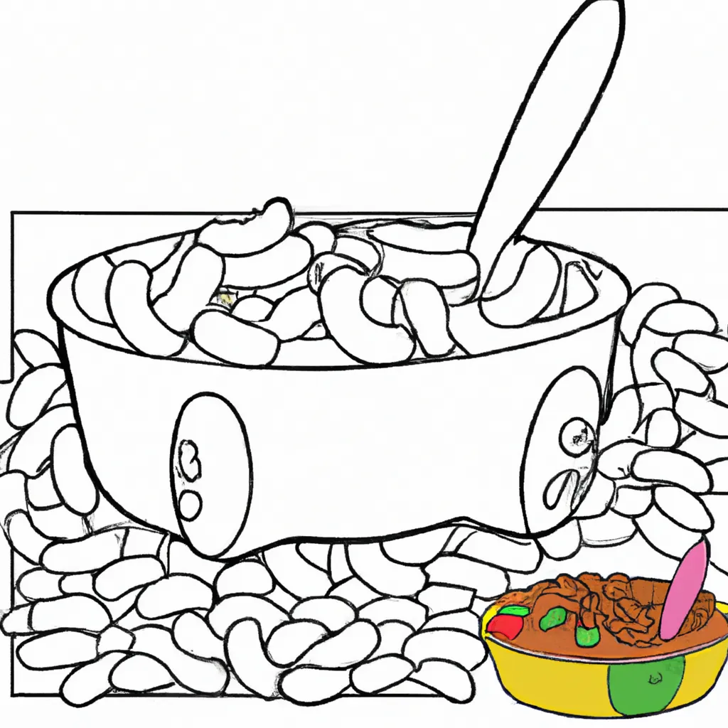 Atividade infantil de desenho feijao pt br