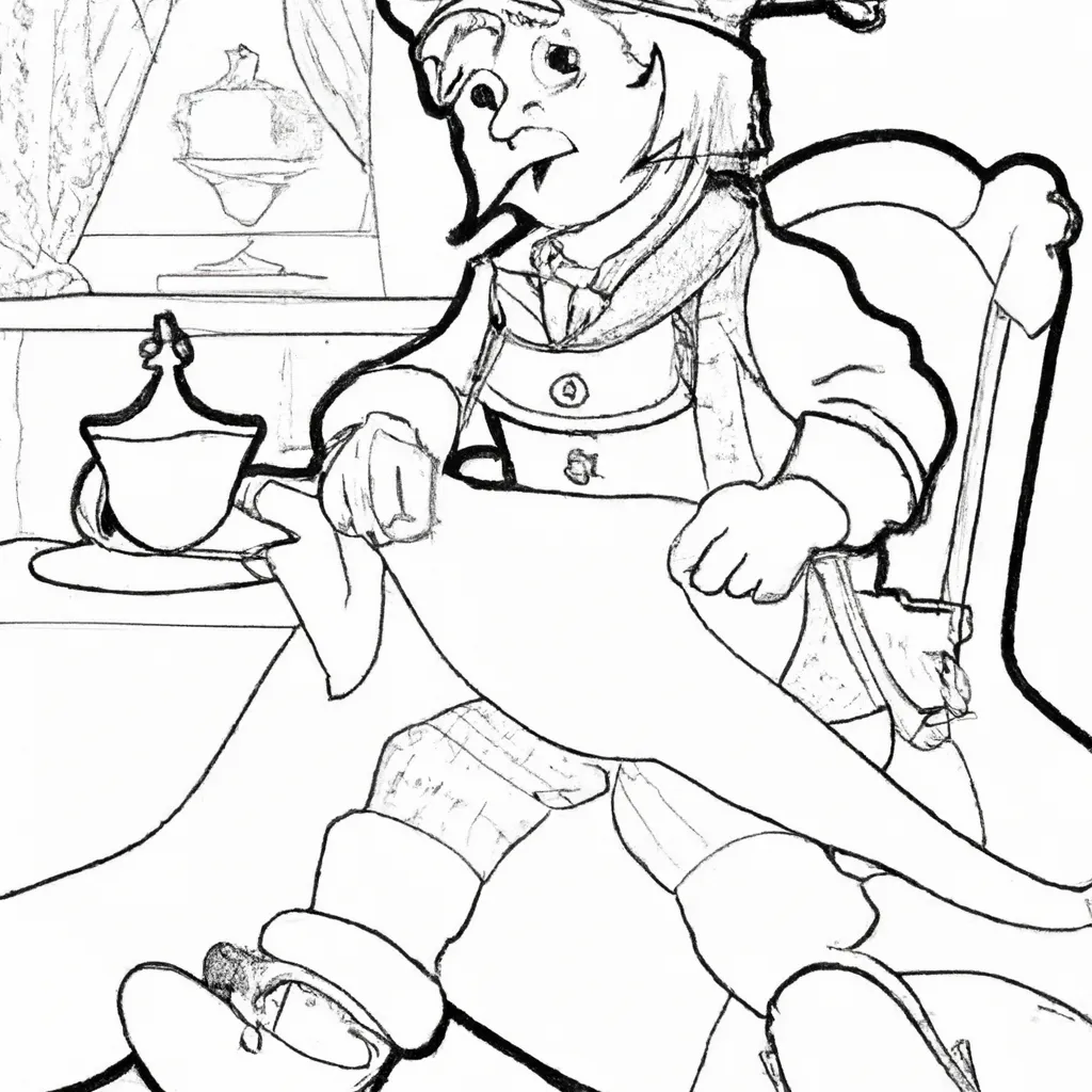 Atividade infantil de desenhos bode arte tradicional