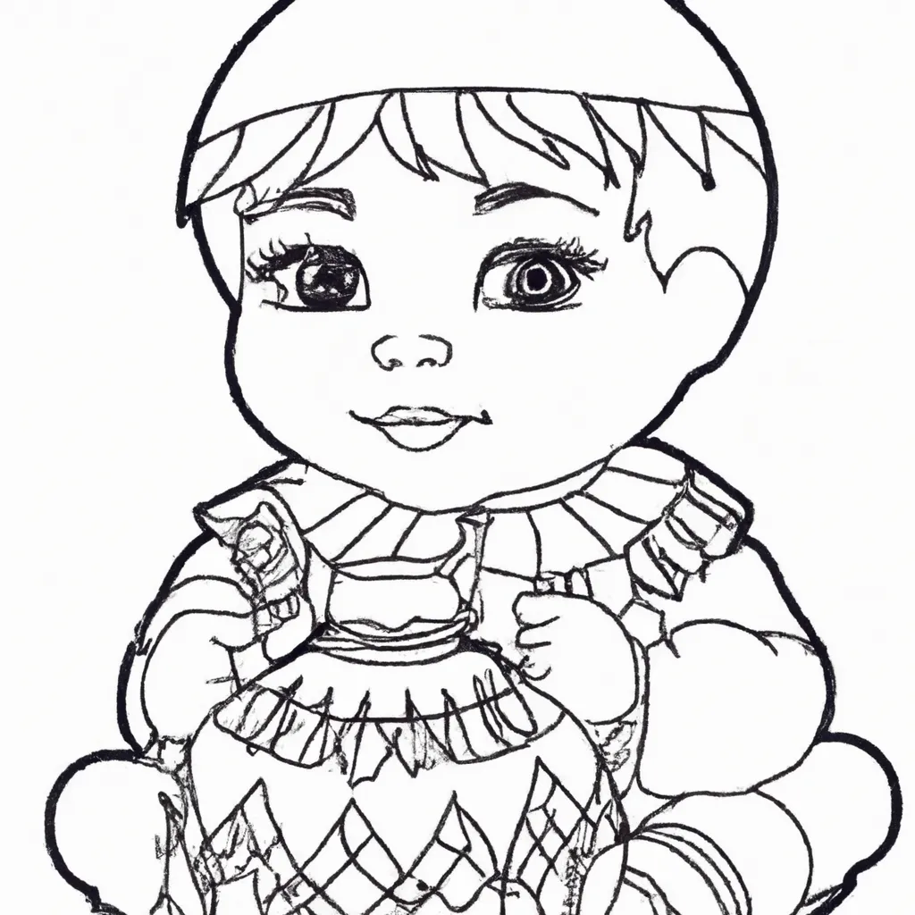 Atividade infantil de desenhos garoto