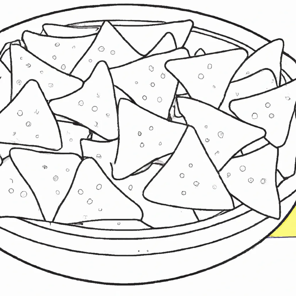 Atividade infantil de desenhos nachos