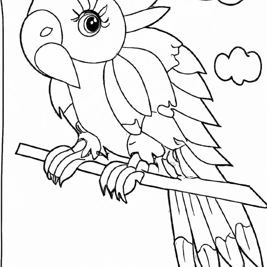 Atividade infantil de desenhos poderosos