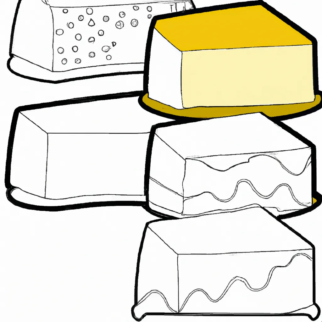 Atividade infantil de desenhos queijo