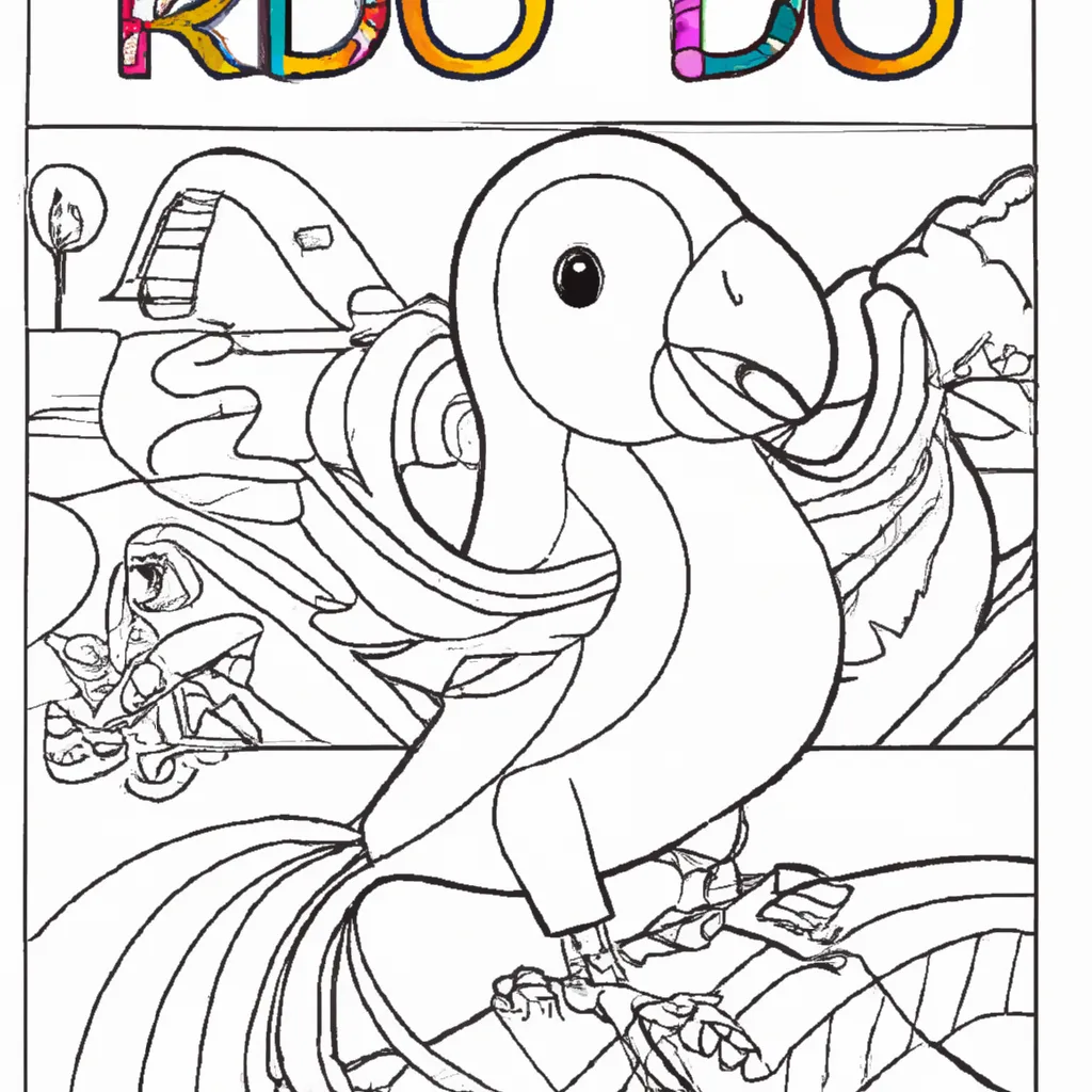 Atividade infantil de desenhos rio arte paisagem natureza