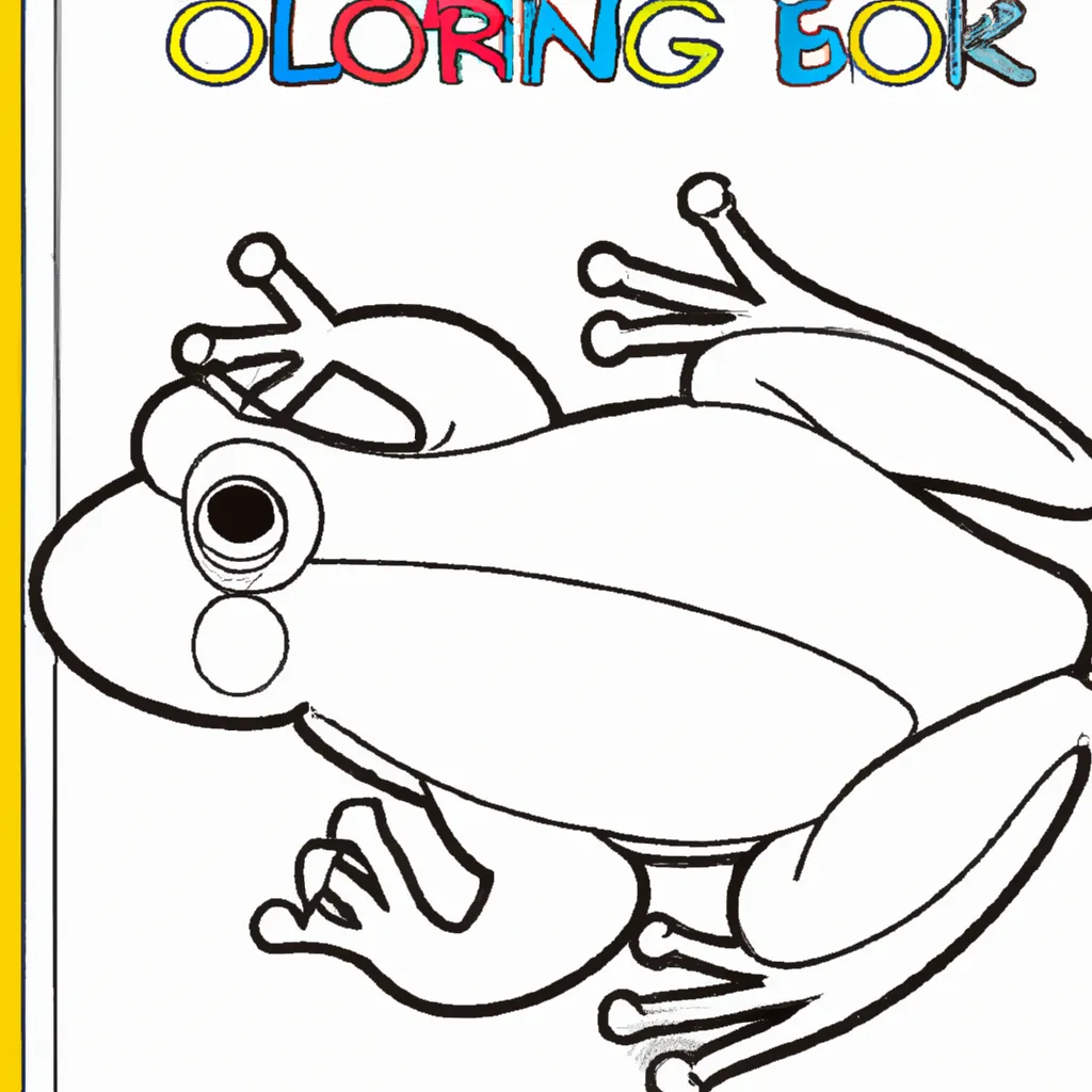 Atividade infantil de desenhos sapo da infancia