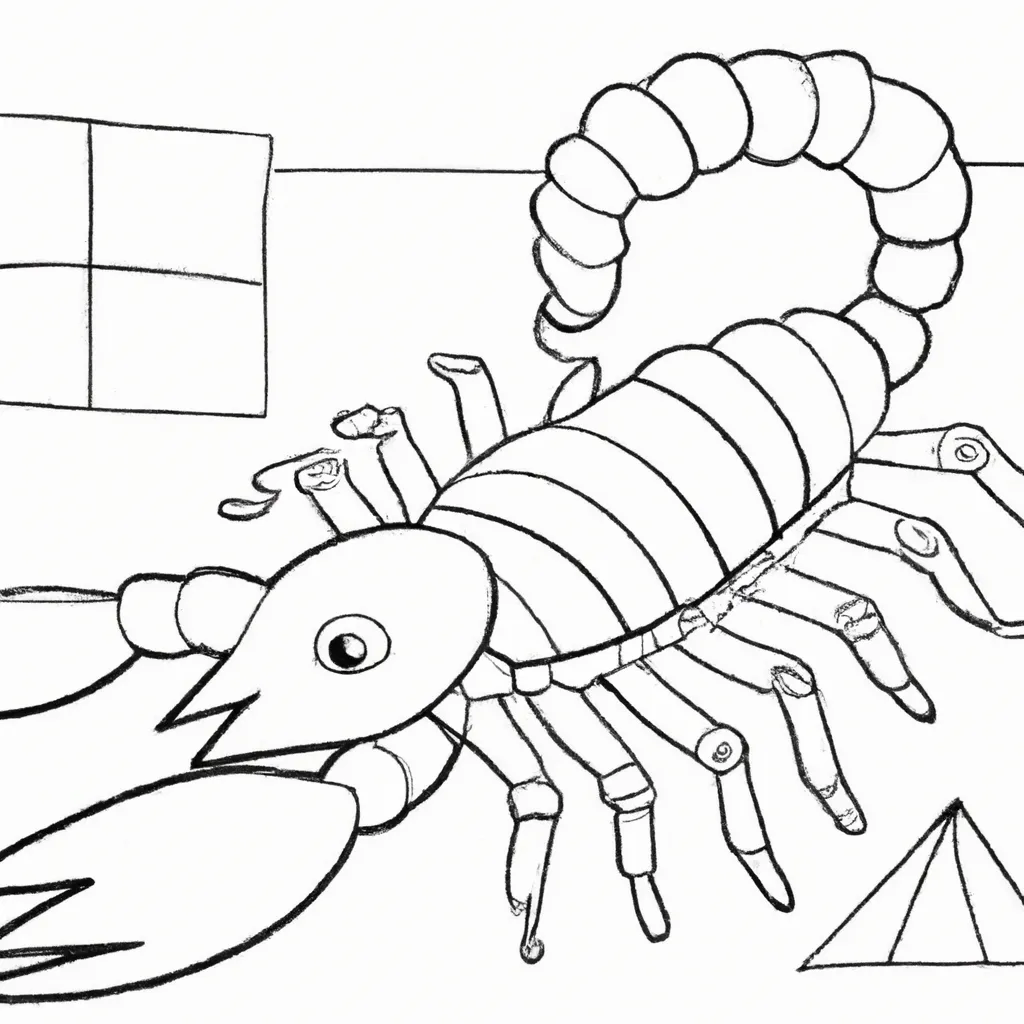 Atividade infantil de desenhos serpente