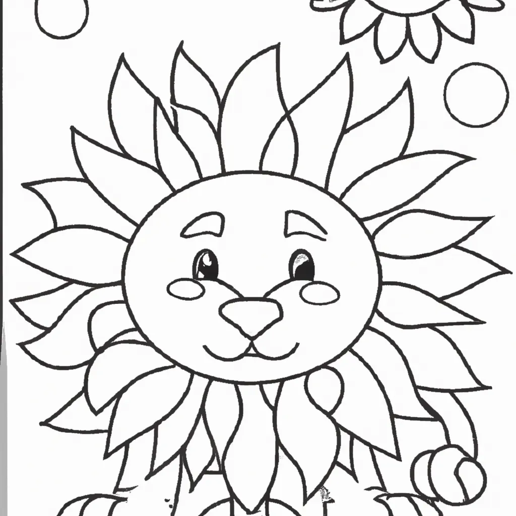 Atividade infantil de desenhos solares arte criativa
