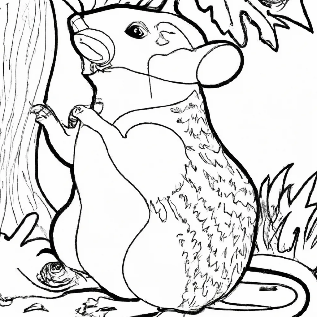 Desenho desenho rato ilustracao infantil