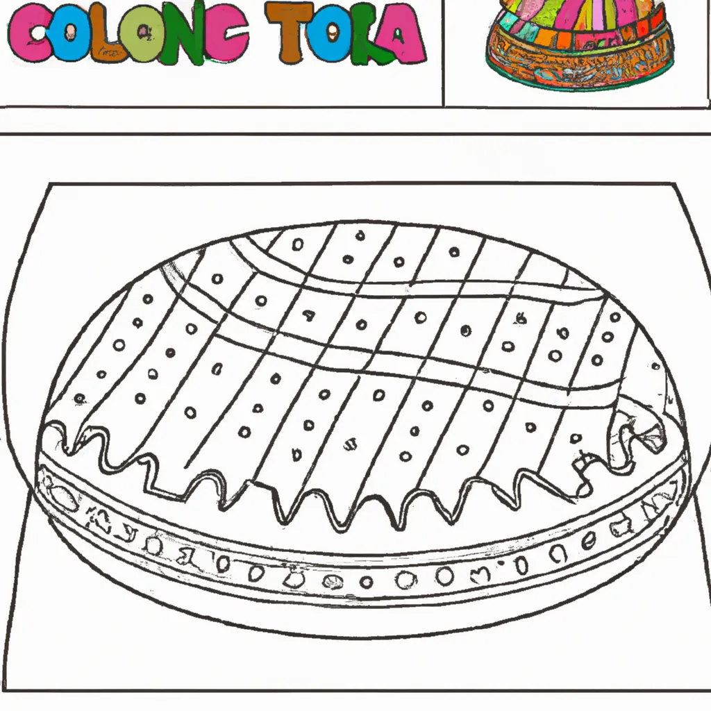 Desenho desenho torta doces saborosos facil