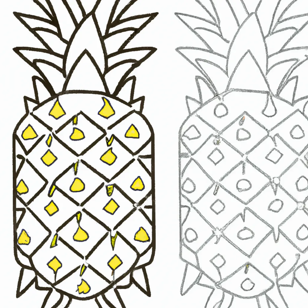 Desenho desenhos abacaxi divertidos
