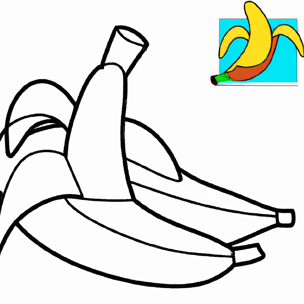 Desenho desenhos banana