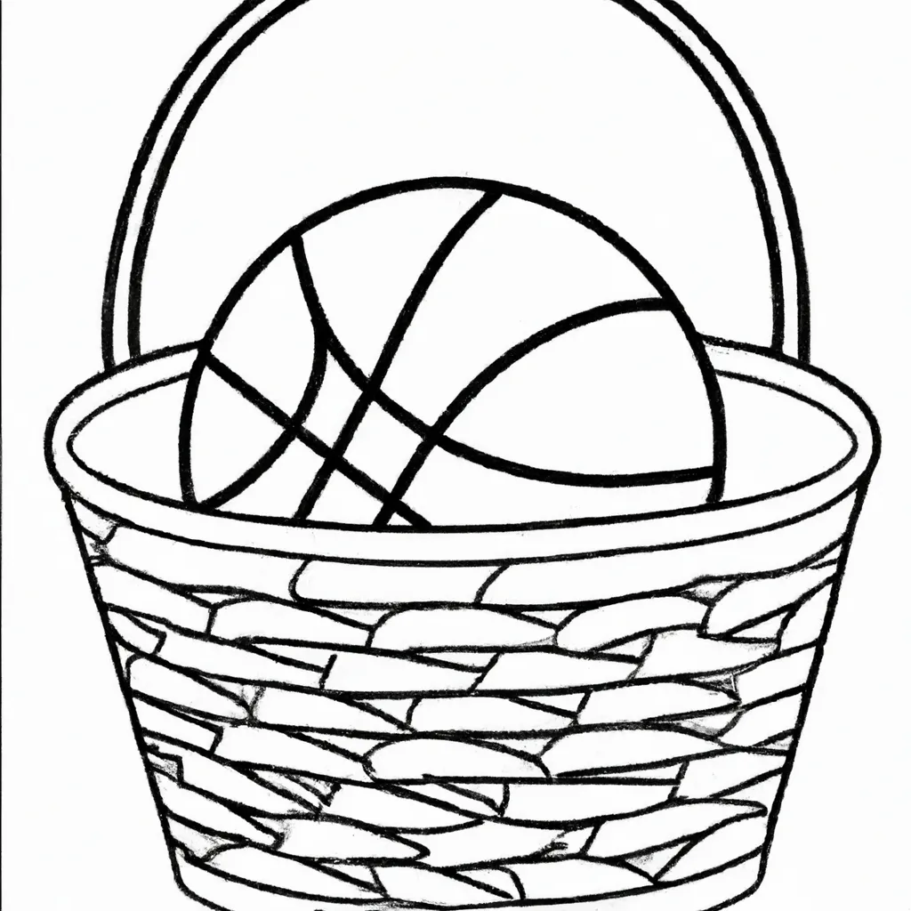 Desenho desenhos basquete