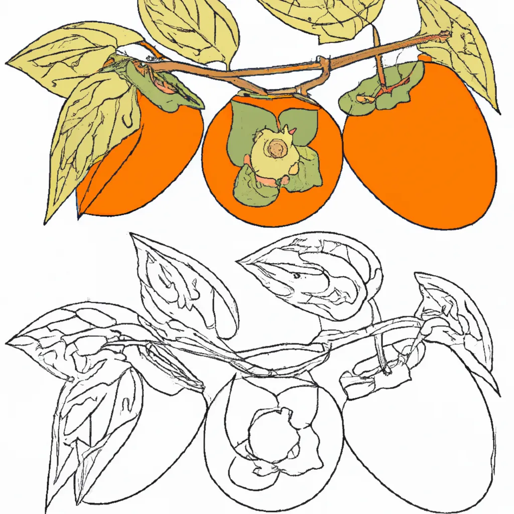 Desenho desenhos caqui infantis