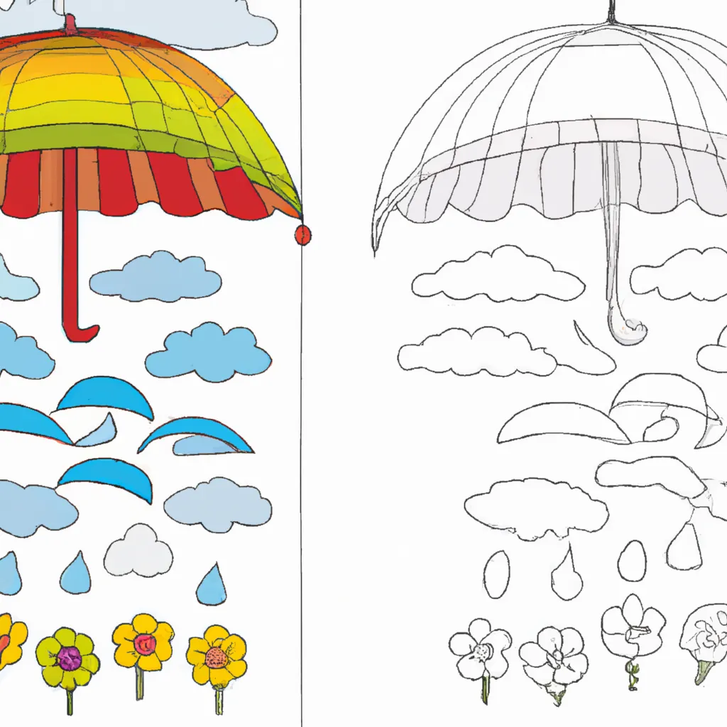 Desenho desenhos chuva dia chuvoso
