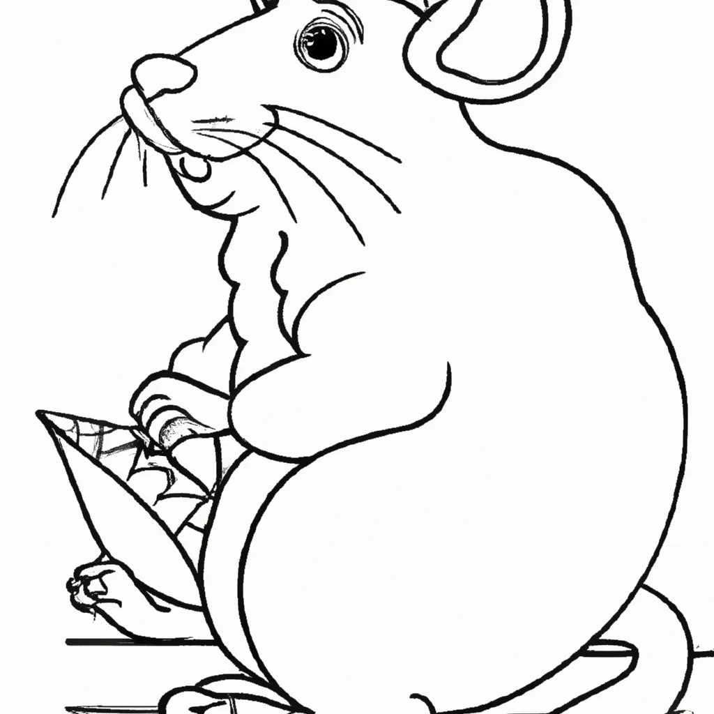 Desenho desenhos de rato